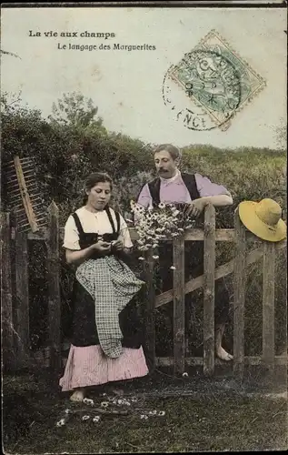 Ak La vie aux champs, Le langage des Marguerites