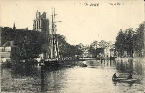 Ak Dordrecht Südholland Niederlande, Nieuwe Haven