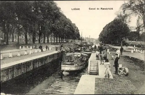 Ak Liège Lüttich Wallonien, Canal de Maestricht