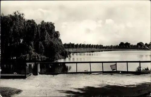 Ak Coevorden Drenthe, Blick auf das Wasser