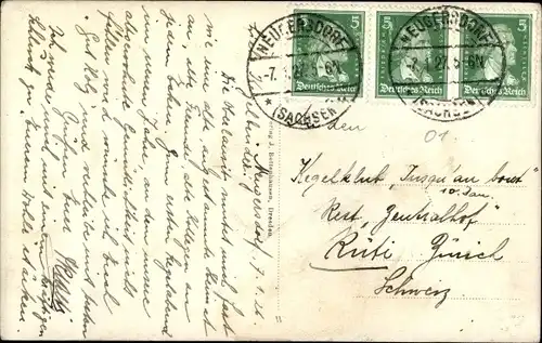 Ak Dresden Altstadt, Friedrich-August-Brücke, Panorama, Kirchturm