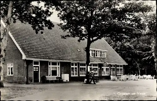 Ak Vasse Overijssel Niederlande, Hotel Restaurant Café G. Masselink v. h. Tante Sien