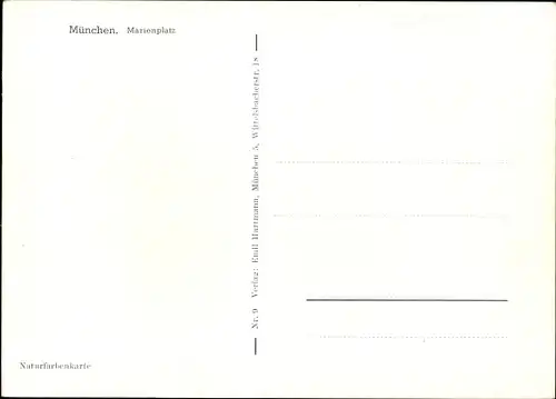 Ak München, Marienplatz, Straßenbahn, Denkmal, Passanten