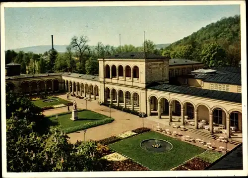 Ak Bad Kissingen Unterfranken Bayern, Kurpark, Denkmal, Fontäne