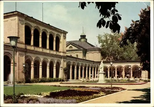 Ak Bad Kissingen Unterfranken Bayern, Kurgarten, Denkmal, Fontäne