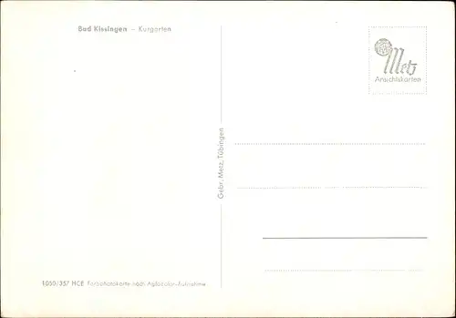 Ak Bad Kissingen Unterfranken Bayern, Kurgarten, Denkmal, Fontäne