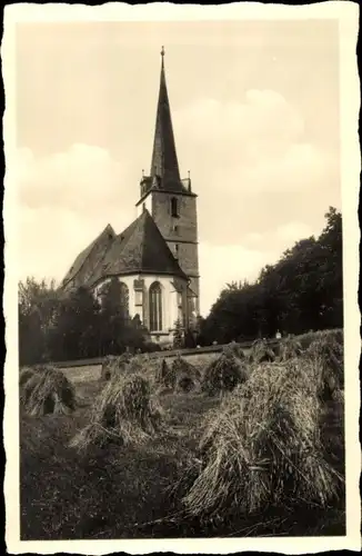 Ak Schleiz im Vogtland Thüringen, Bergkirche, Außenansicht