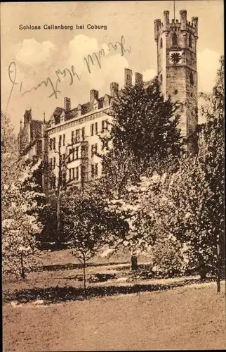 Ak Callenberg Coburg, Schloss