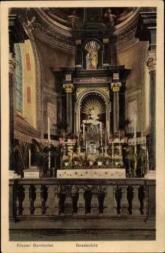 Ak Bornhofen am Rhein, Kloster, Gnadenbild