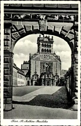 Ak Trier an der Mosel, St. Mathias Basilika