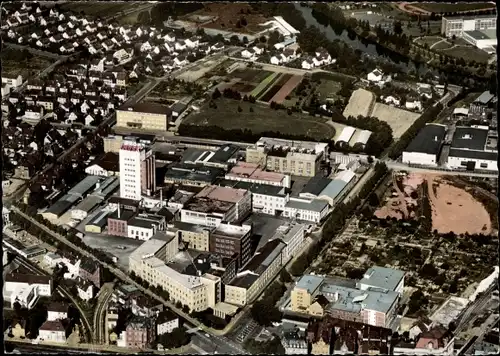 Ak Heilbronn am Neckar, Blick auf die Werksanlagen der C.H.Knorr GmbH, Luftbild