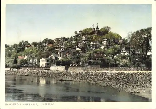 Ak Hamburg Altona Blankenese, Süllberg, Teilansicht