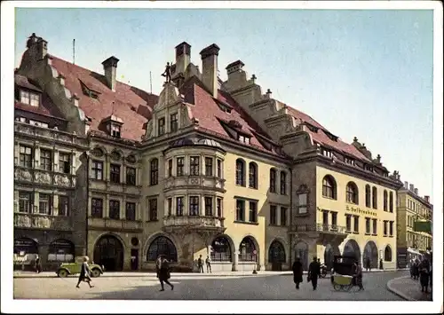 Ak München Bayern, Hofbräuhaus am Platzl, Außenansicht