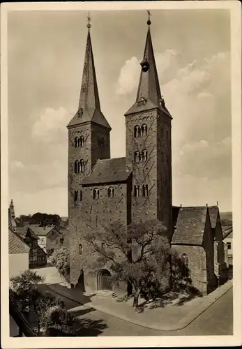Ak Höxter an der Weser, Kilianikirche, Außenansicht