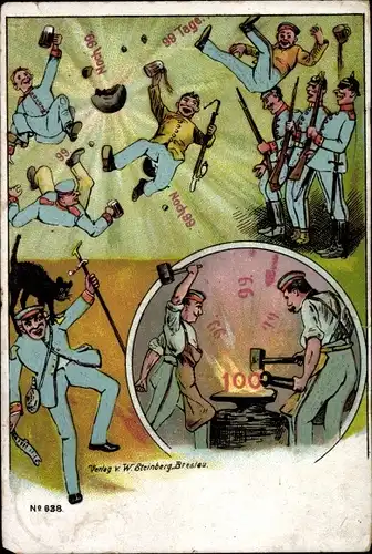 Litho Reservisten schmieden 100 Tage, Noch 99 Tage