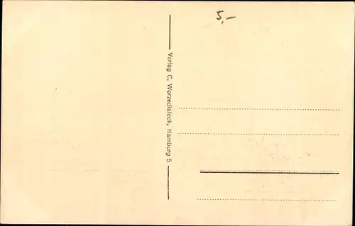 Ak Dampfer Westphalia, HAPAG, Schlepper