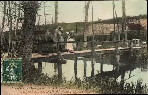 Ak La vie aux champs, le droit de passage