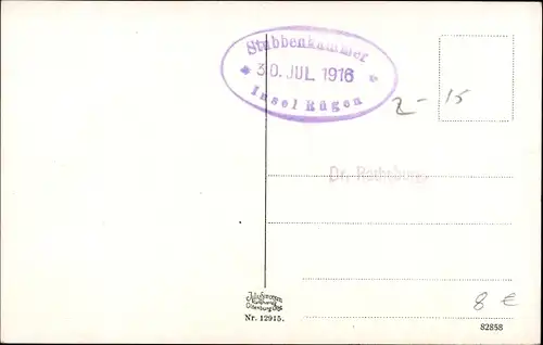 Ak Fährschiff Preußen, Sassnitz