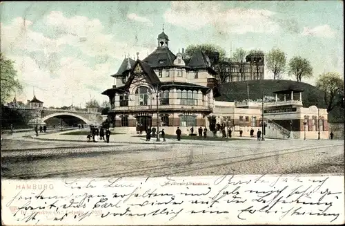 Ak Hamburg Mitte St. Pauli, Fährhaus