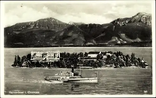 Ak Herrenchiemsee Chiemsee Oberbayern, Herren-Insel
