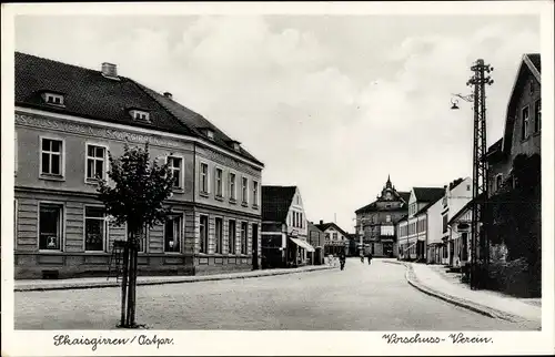 Ak Skajzgiry Skaisgirren Ostpreußen, Vorschuss Verein, Straßenpartie