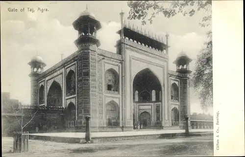 Ak Agra Indien, Gate of Taj