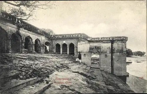 Ak Cawnpore Kanpur Indien, Massacre Ghat