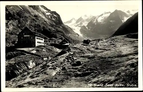 Ak Neustift im Stubaital in Tirol, Franz Senn Hütte