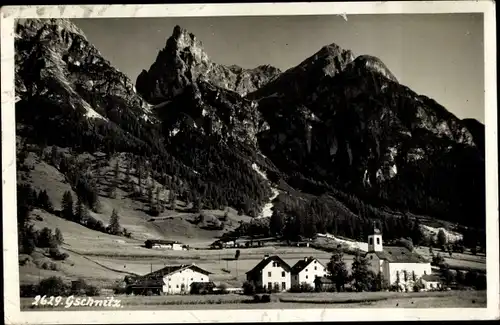 Ak Gschnitz in Tirol, Teilansicht