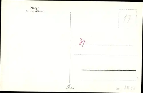 Ak Norwegen, Brixdal Olden
