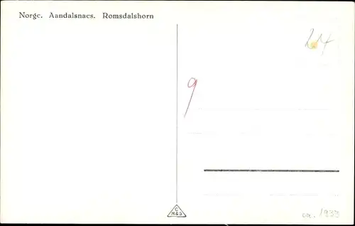 Ak Norwegen, Aandalsnacs, Romsdalshorn