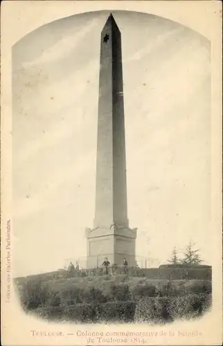 Ak Toulouse Haute Garonne, Colonne commemorative