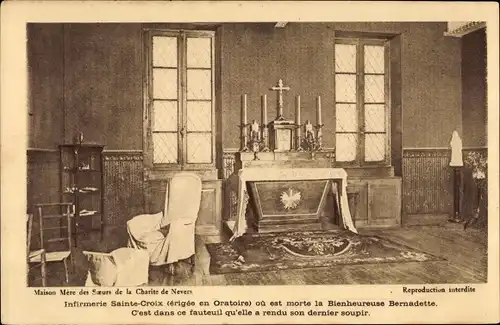 Ak Germaine Marne, Maisom Méré des Soeurs de la Charite de Nevers