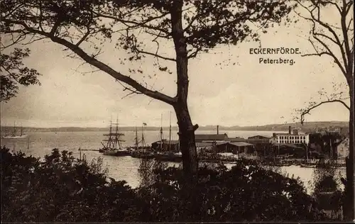 Ak Ostseebad Eckernförde, Petersberg