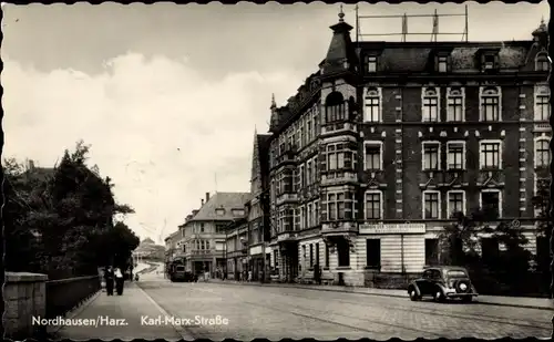 Ak Nordhausen am Harz, Karl Marx Straße