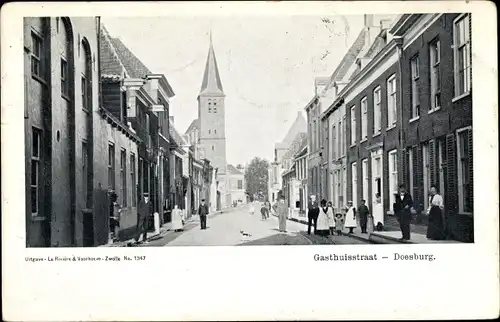 Ak Doesburg Gelderland Niederlande, Gasthuisstraat