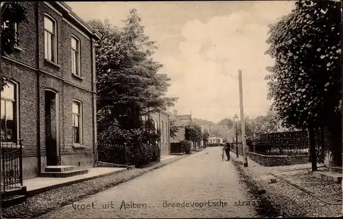 Ak Aalten Gelderland, Breedevoortsche straat