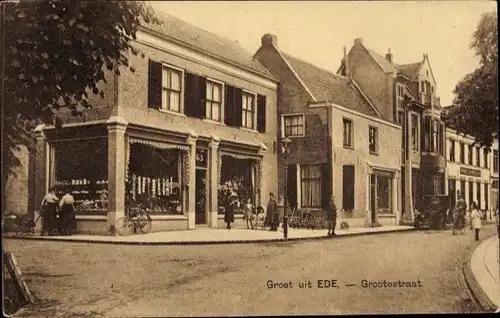 Ak Ede Gelderland Niederlande, Grootestraat
