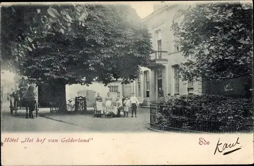 Ak Ede Gelderland Niederlande, Hotel Het hof van Gelderland