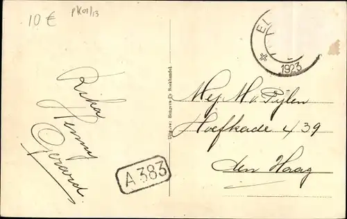 Ak Elburg Gelderland, Wandelpier, Segelboot