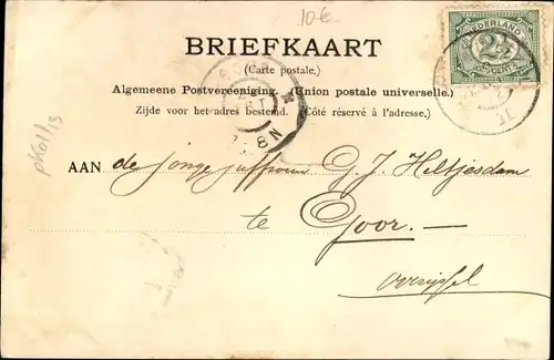 Ak Elst Gelderland Niederlande, R. K. Gesticht-Kerk en Pastorie