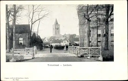 Ak Lochem Gelderland, Tuinstraat met Toren