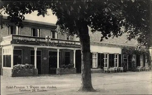 Ak Vorden Gelderland, Hotel-Pension 't Wapen van Vorden