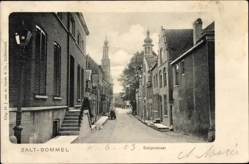 Ak Zaltbommel Gelderland, Steigerstraat