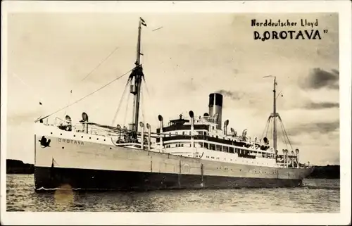 Foto Ak Dampfer Orotava, Norddeutscher Lloyd