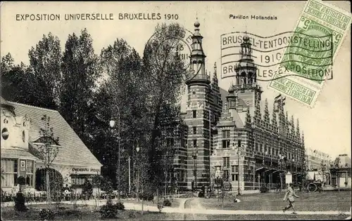 Ak Bruxelles Brüssel, Exposition 1910, Pavillon Hollandais