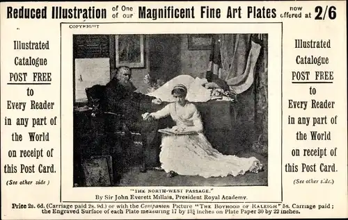Künstler Ak Millais, John Everett, The North West Passage, Reklame, The Imperial, Fine Art Co. Ltd.