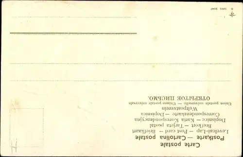 Präge Litho La Belle Mere Soupconneuse, Schwiegermutter