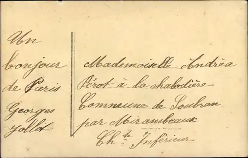 Ak Französischer Briefträger überbringt Geschenke