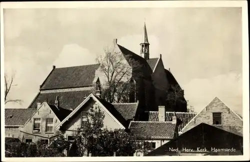 Ak Haamstede Schouwen Duiveland Zeeland Niederlande, Ned. Herv. Kerk